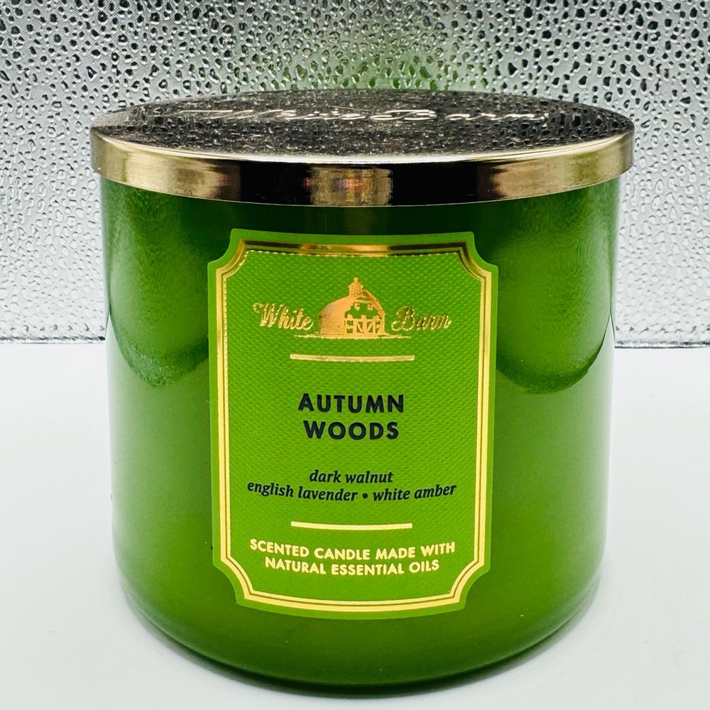 Bath & Body Works Autumn Woods 3 Wick Candle